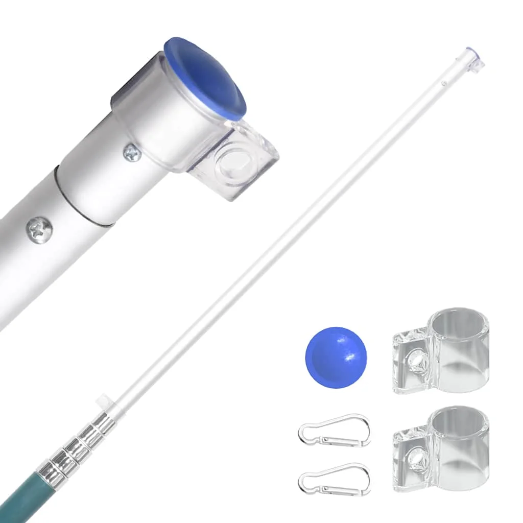 Portugál alumínium zászló és rúd 5,5 m