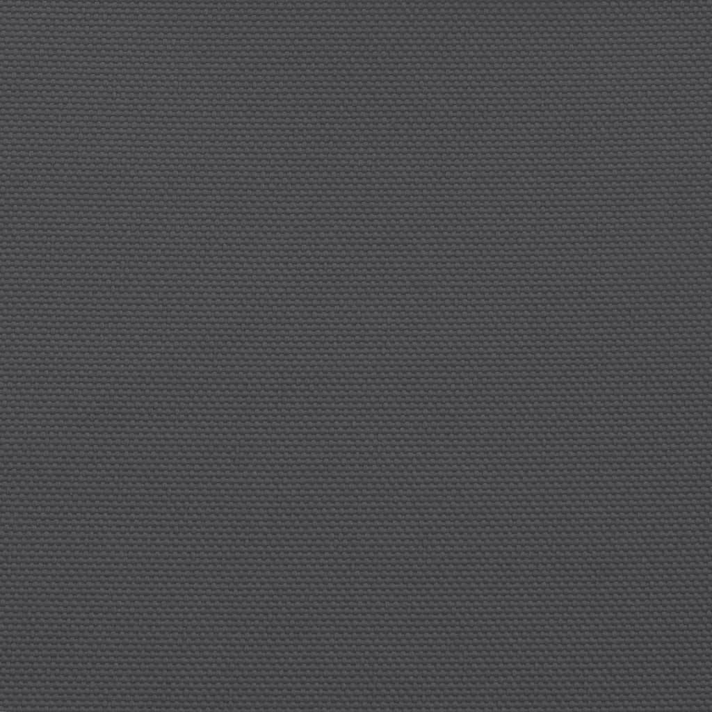 Antracitszürke téglalap alakú oxford-szövet napvitorla 6 x 8 m