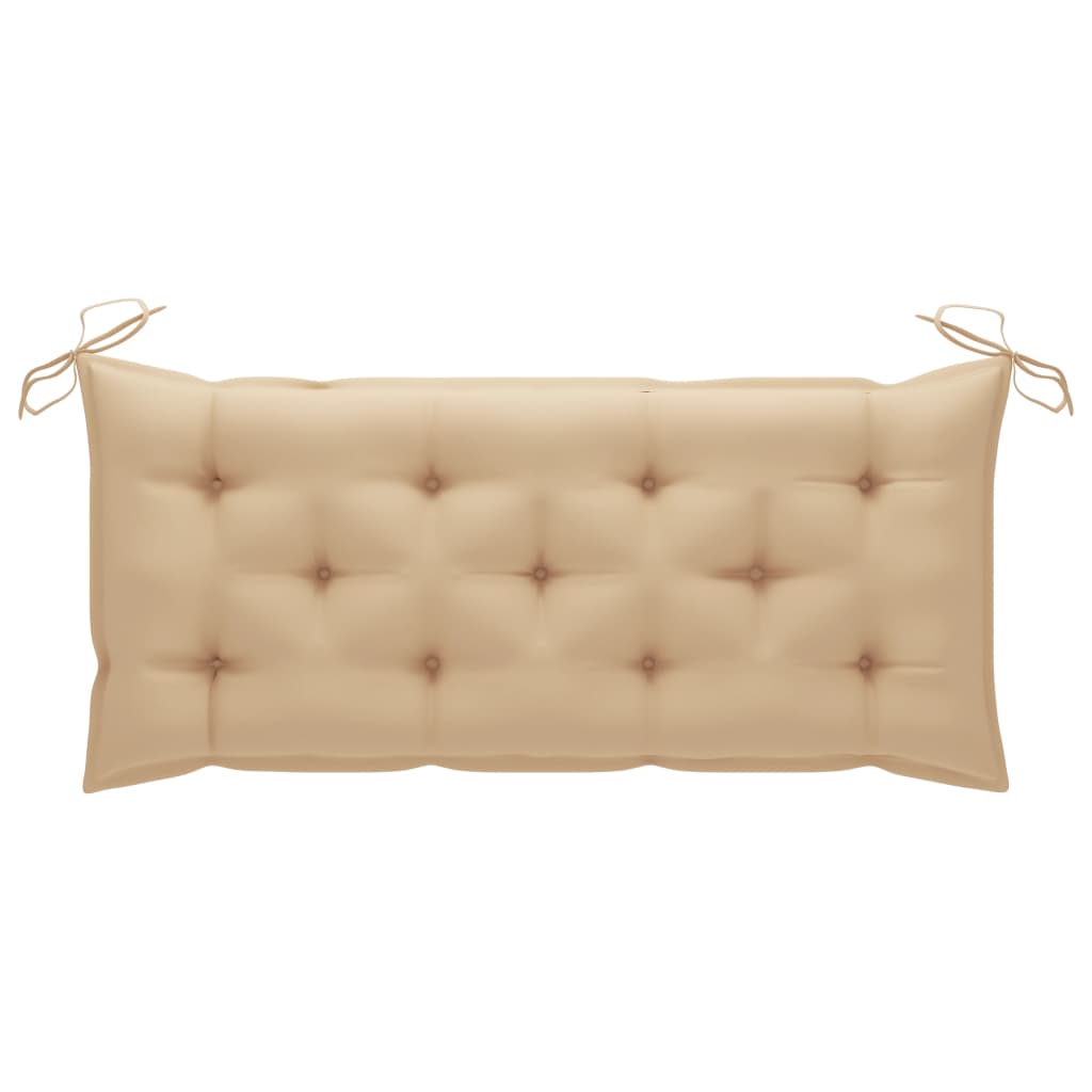 Bambusz kerti pad párnával 120 cm