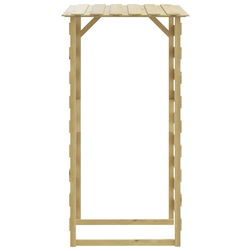 6 db impregnált fenyőfa pergola tetővel 100 x 90 x 200 cm