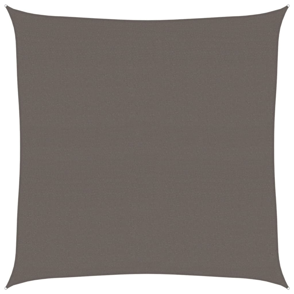 Antracitszürke HDPE napvitorla 160 g/m² 7 x 7 m