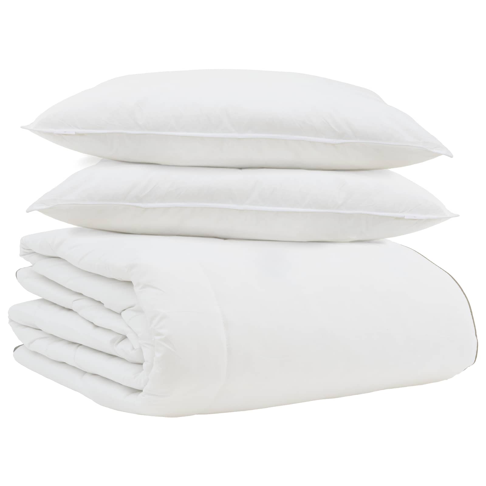 Téli takaró párnával 3 pcs Fehér Levegőpárna