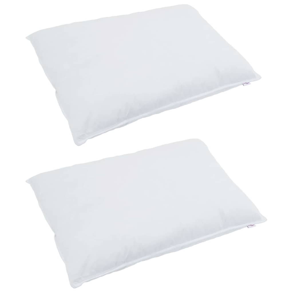 Paplan párnával 3 pcs Fehér 200 x 220 cm Pehely