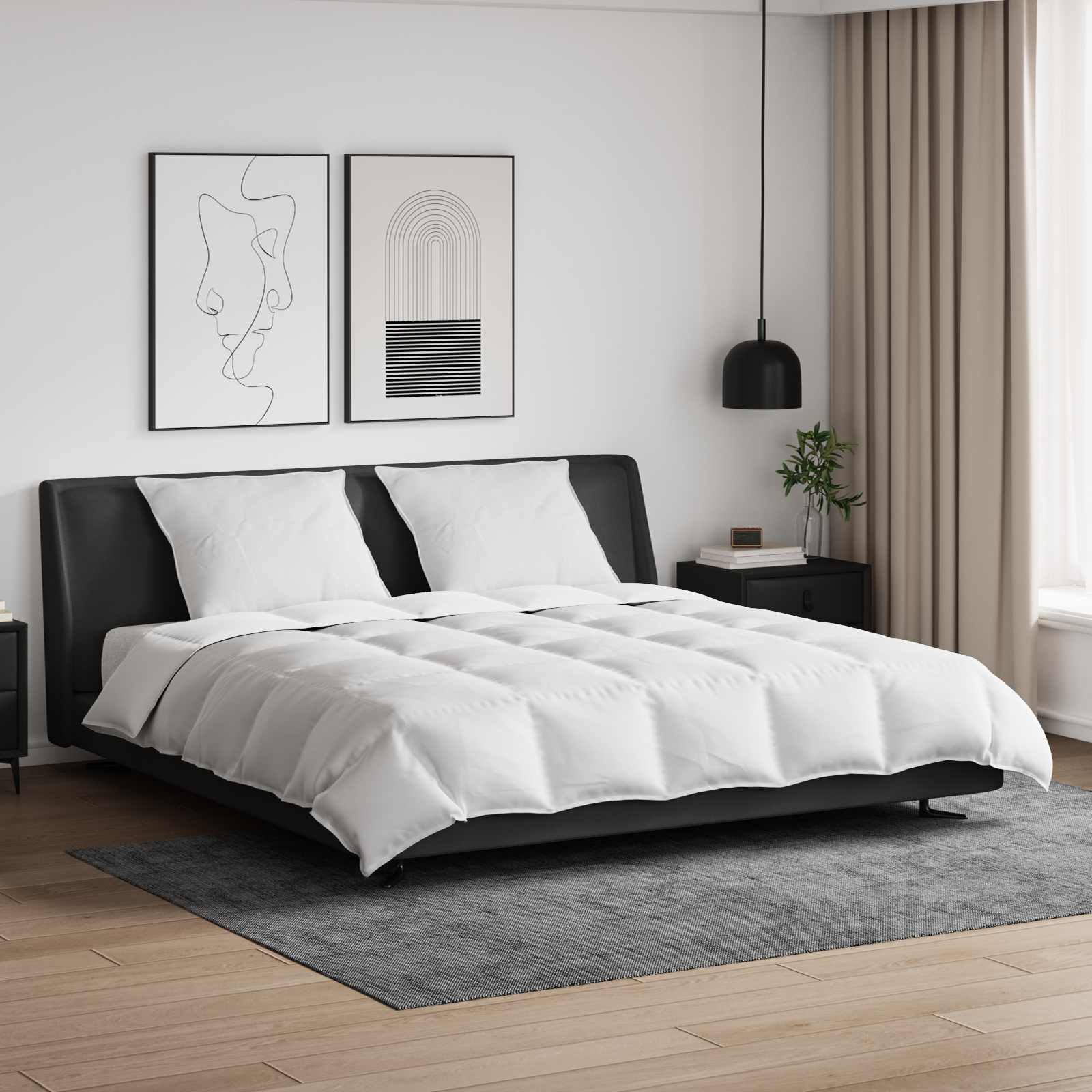 Takaró szett párnával 3 pcs Fehér Levegőpárna