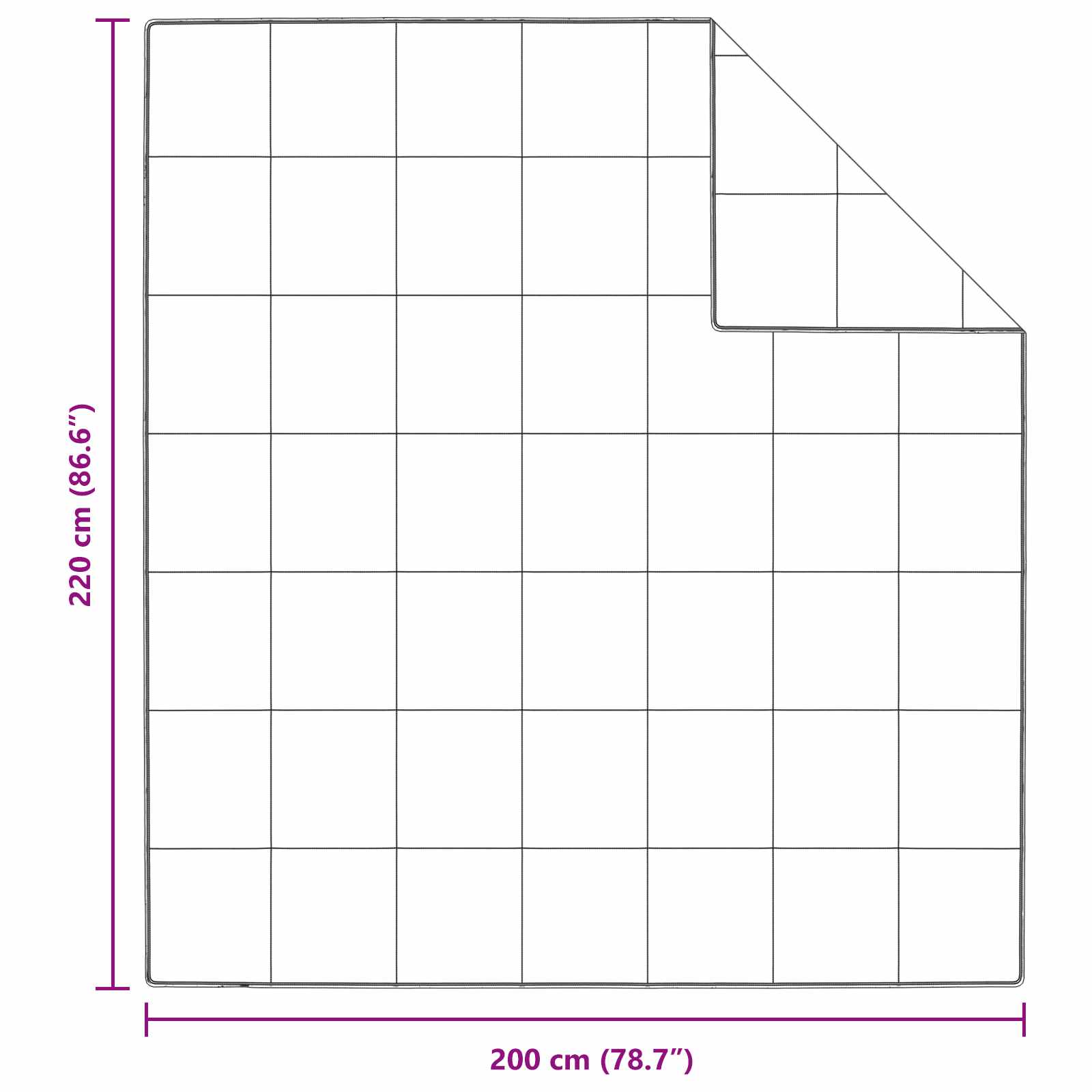 Takaró szett párnával 3 pcs Fehér Levegőpárna
