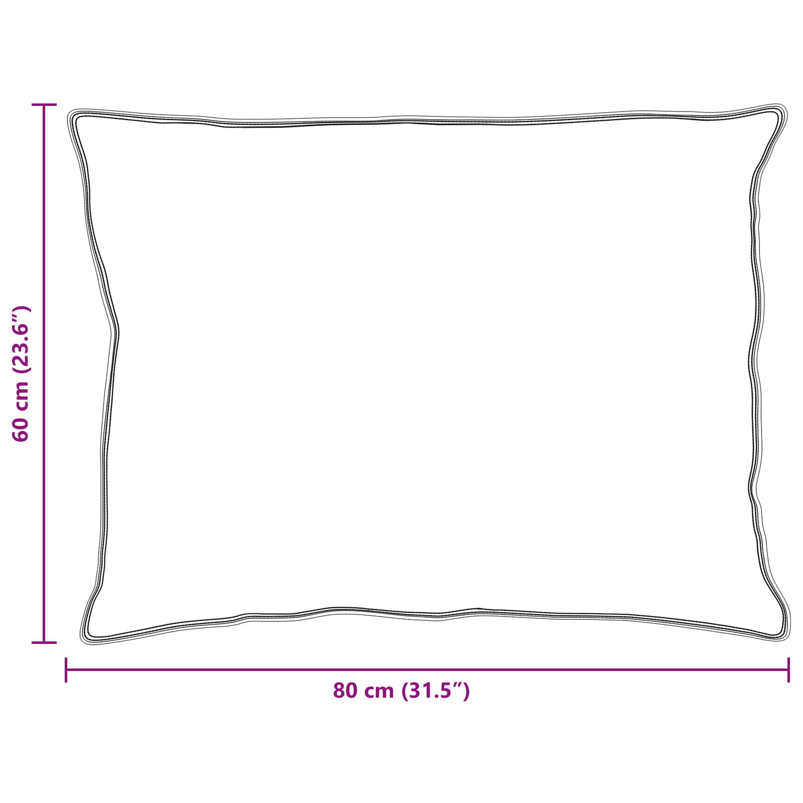 Takaró szett párnával 3 pcs Fehér Levegőpárna