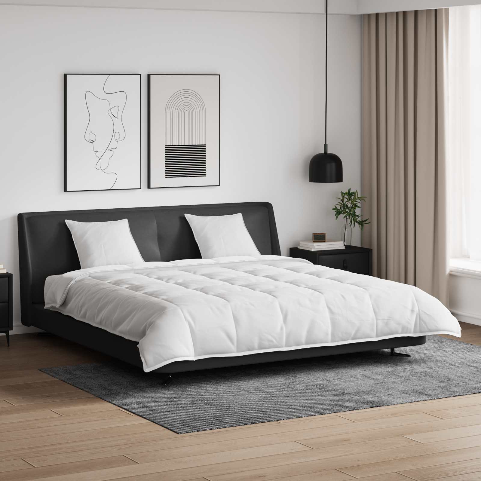 Takaró szett párnával 3 pcs Fehér Levegőpárna