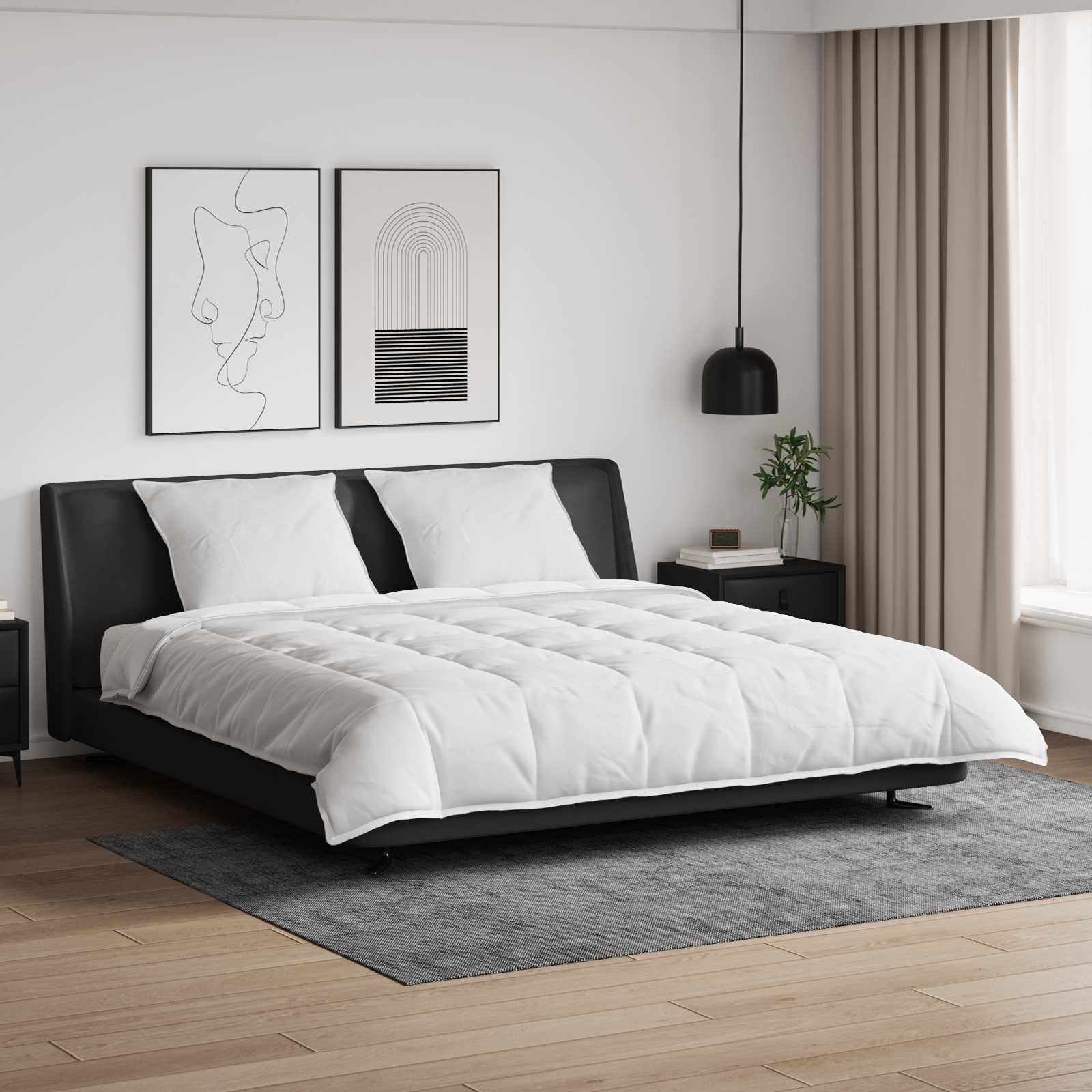 Takaró szett párnával 3 pcs Fehér Levegőpárna