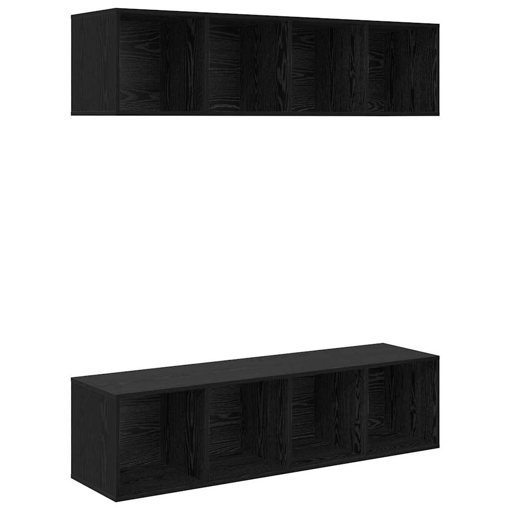 TV szekrény garnitúra 2 pcs Musta tammi 37 x 37 x 142.5 cm