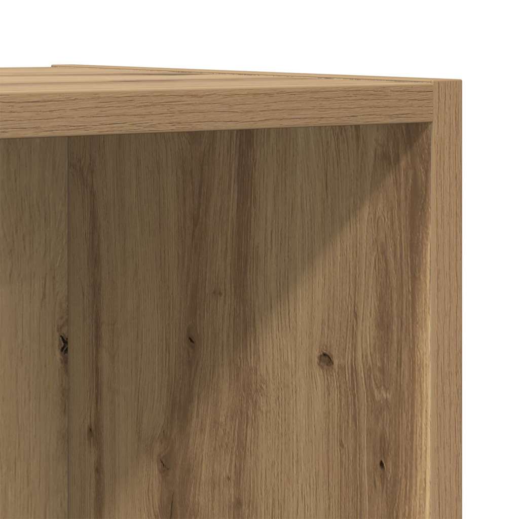 Fali TV Szekrény 4 pcs kézműves tölgy 37 x 37 x 107.5 cm