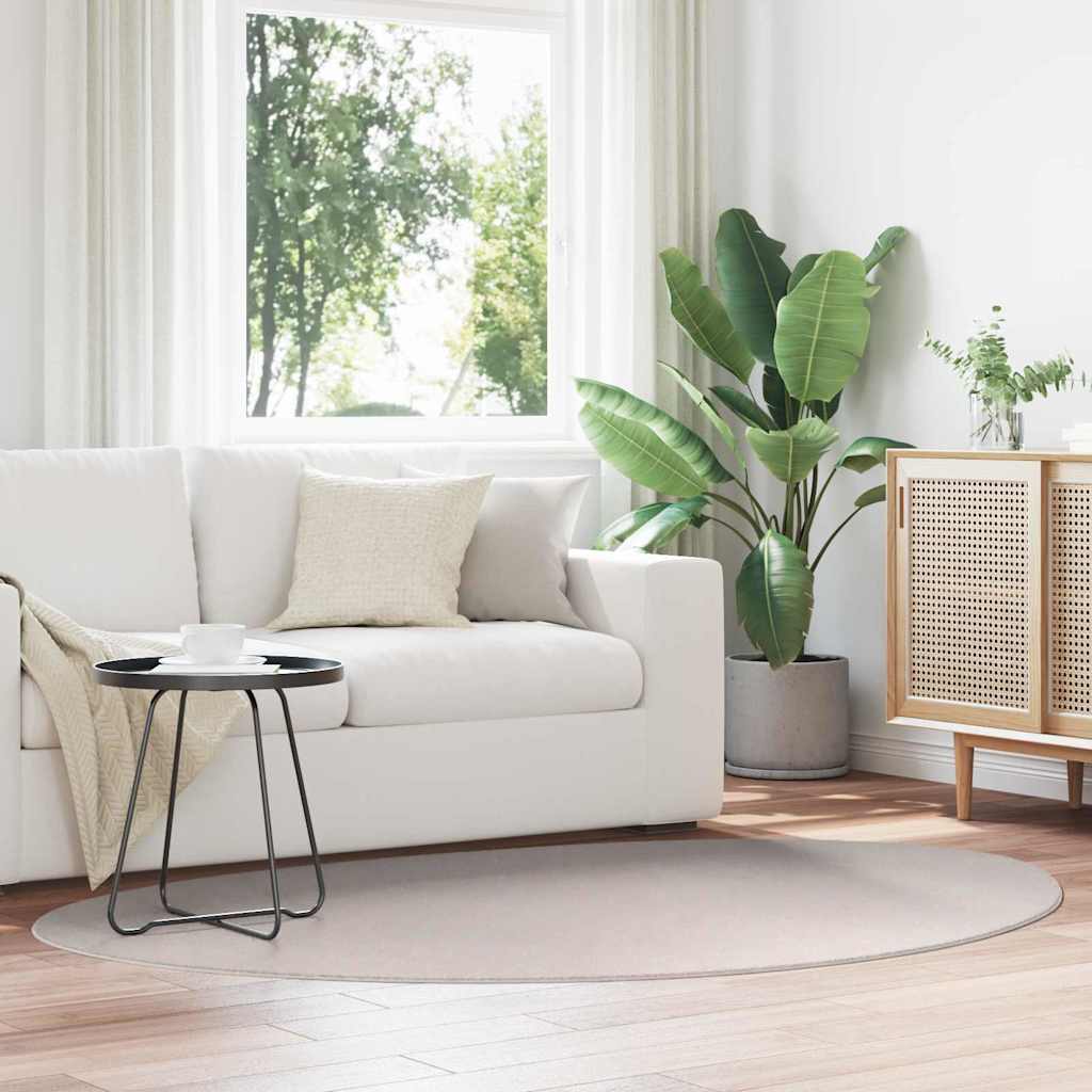 Területszőnyegek HUARTE Homokszín 140 x 200 cm Poliészter