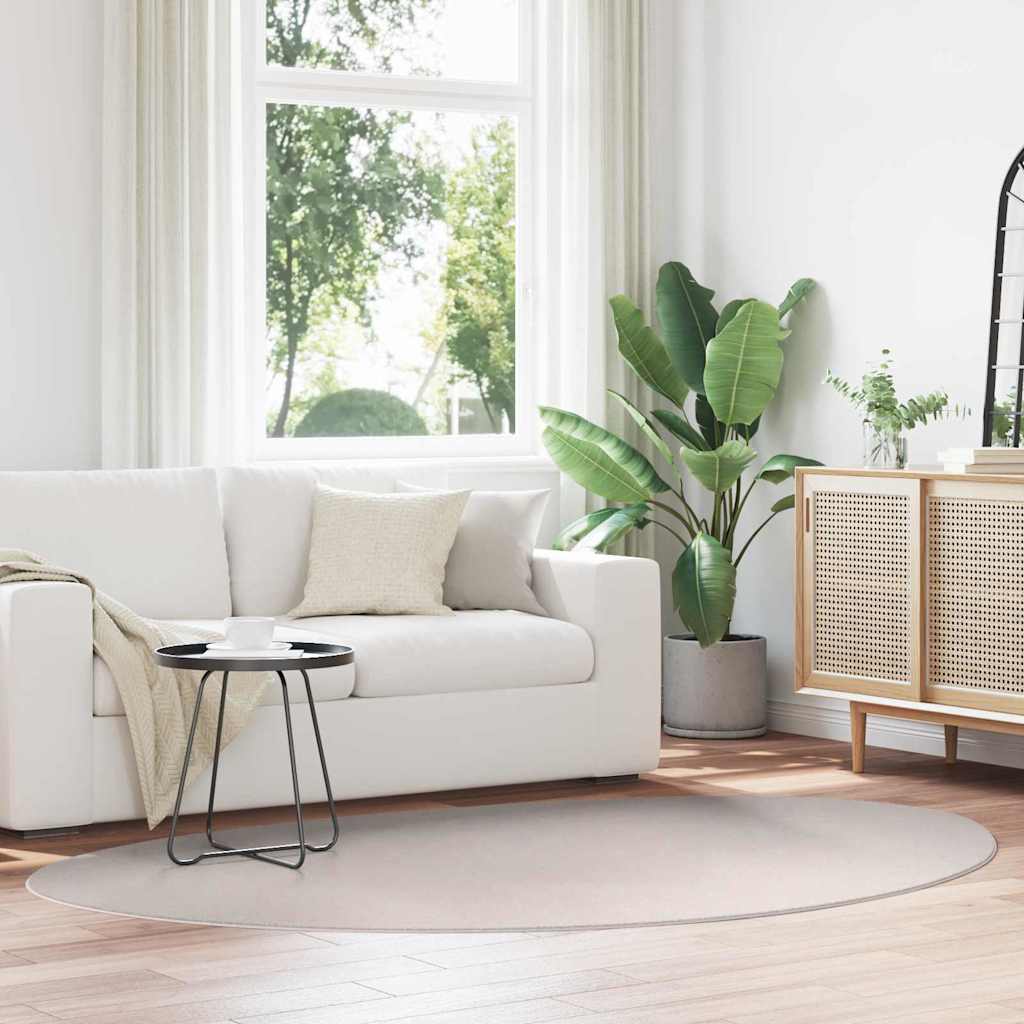 Területszőnyegek HUARTE Homokszín 160 x 230 cm Poliészter