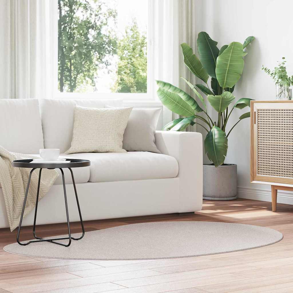 Területszőnyegek HUARTE Homokszín 120 x 170 cm Poliészter