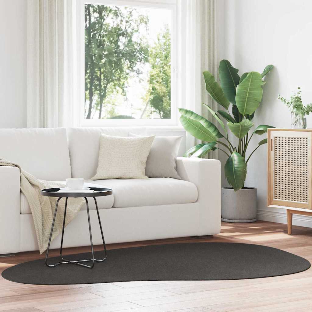 Területszőnyegek HUARTE Antracit 140 x 200 cm Poliészter