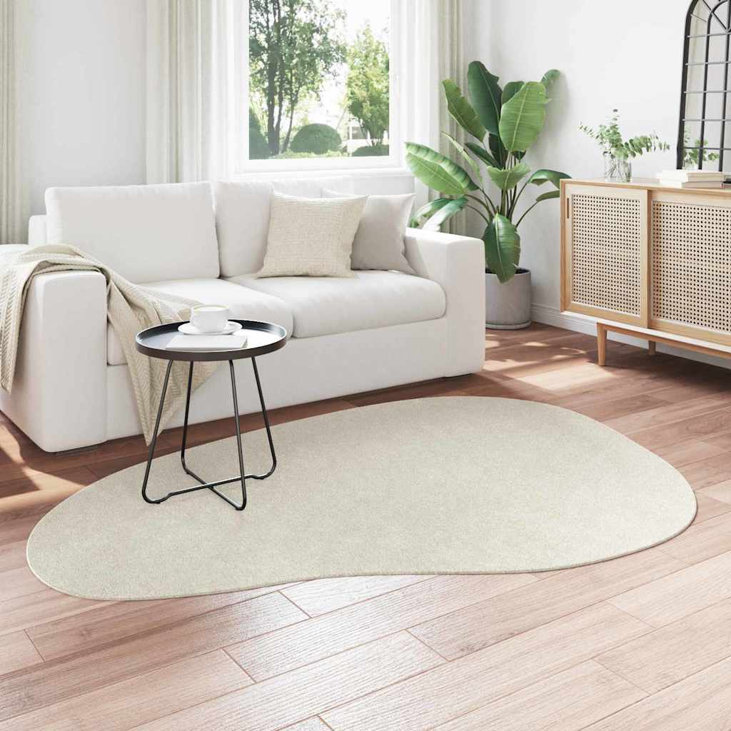 Területszőnyegek HUARTE Krém 140 x 200 cm Poliészter