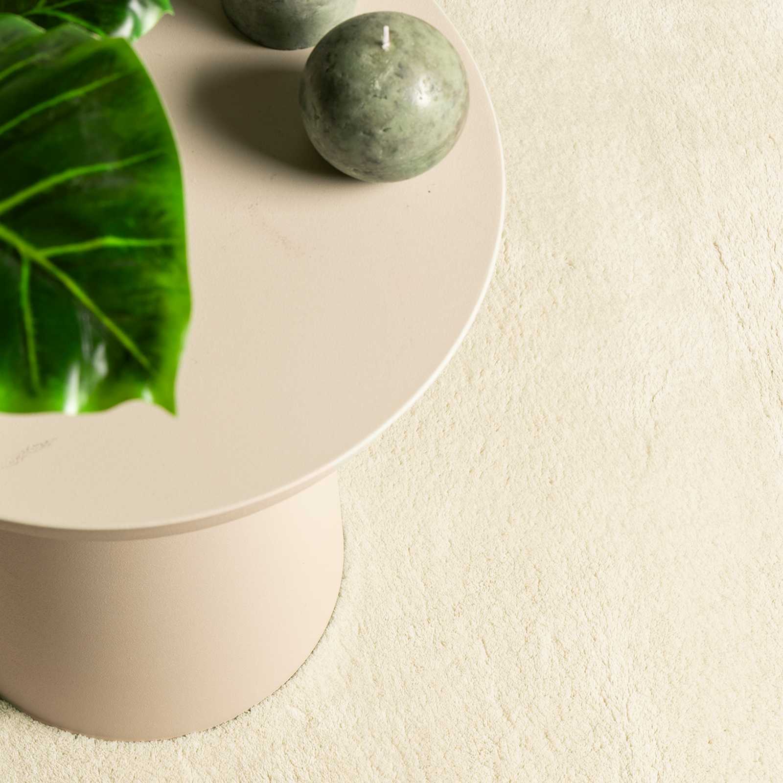 Területszőnyegek HUARTE Krém 750 x 80 cm Poliészter