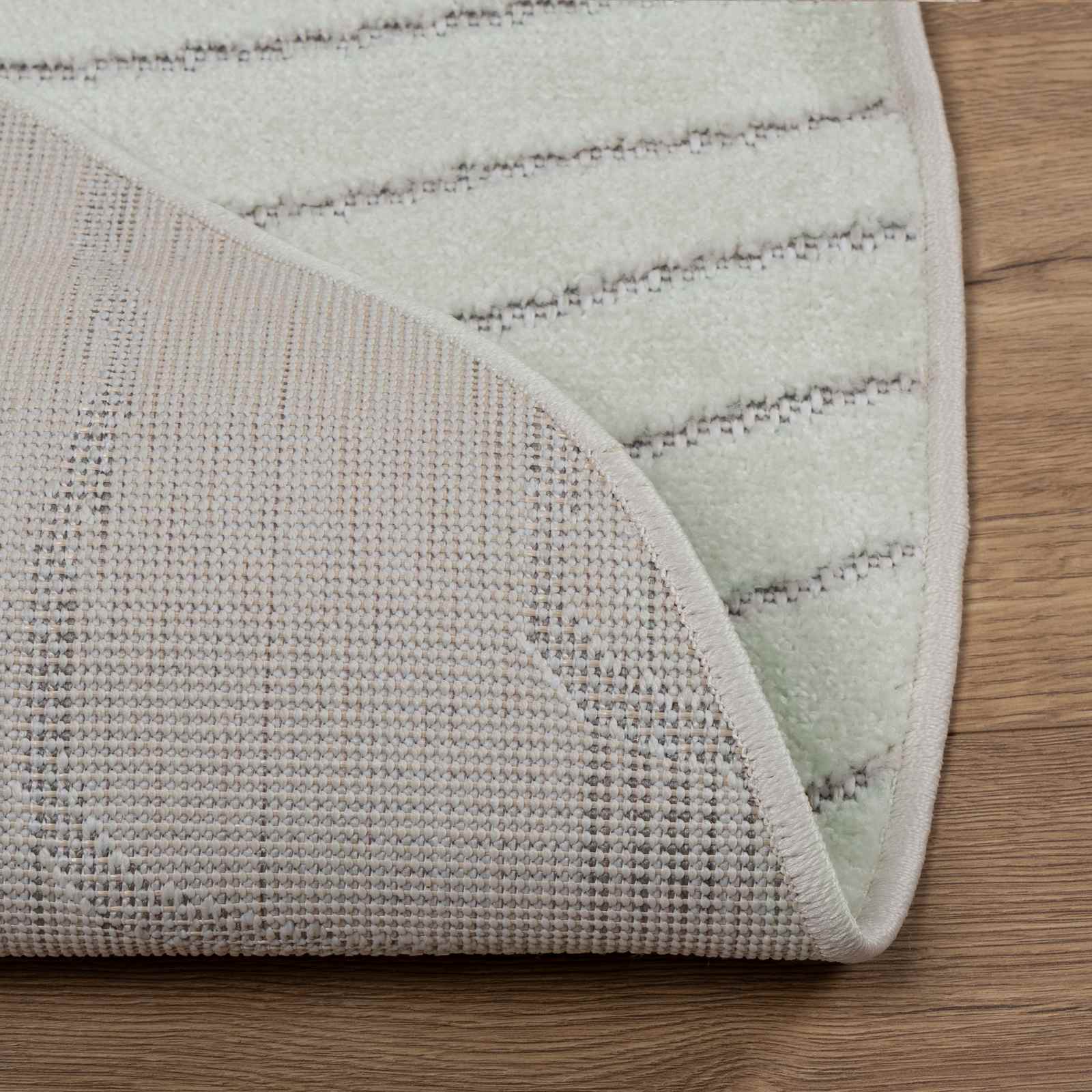 Területszőnyegek Kerek PALMERAS Zöld Ø 160 CM Poliészter