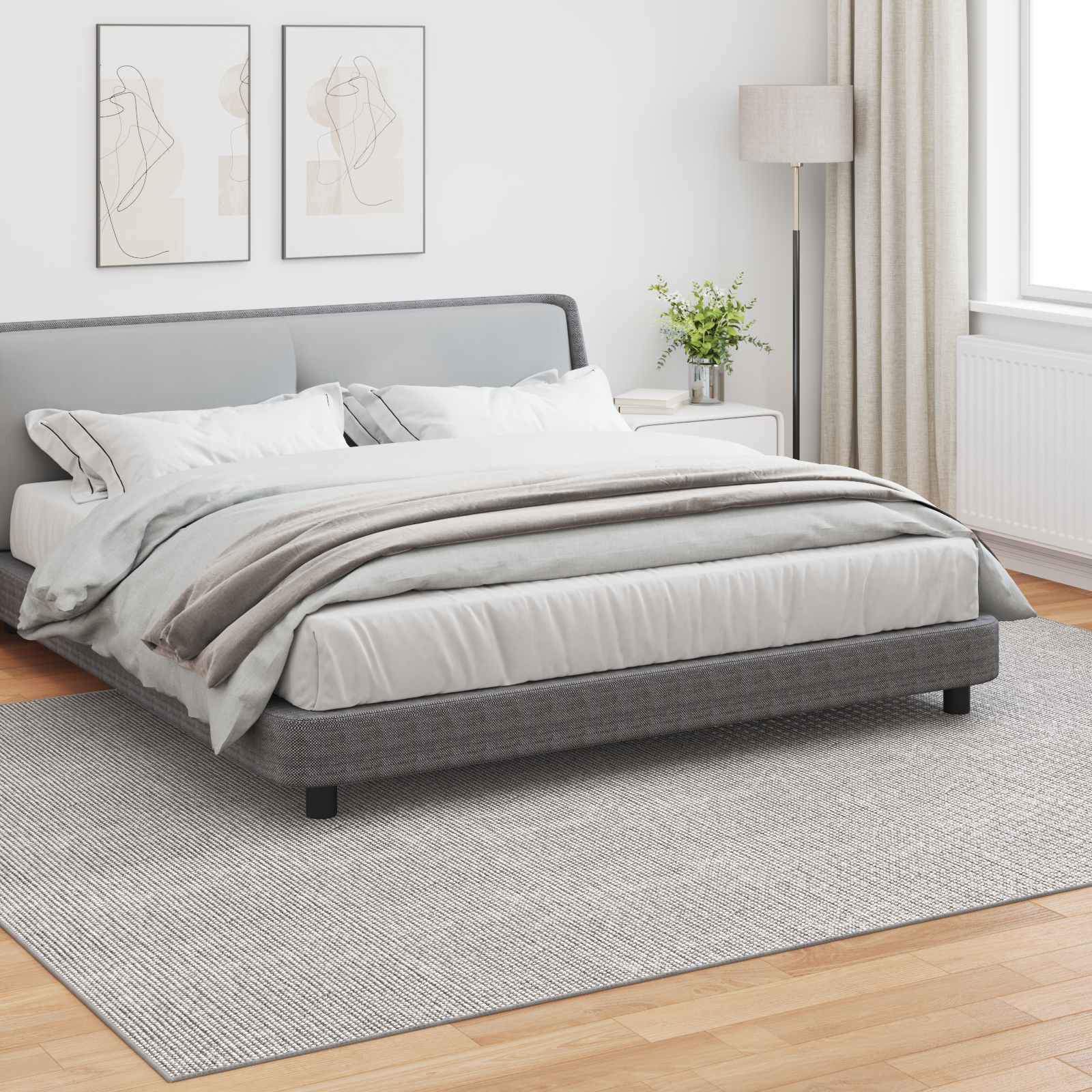 Területszőnyegek LUGO Krém és Szürke 340 x 240 cm Poliészter