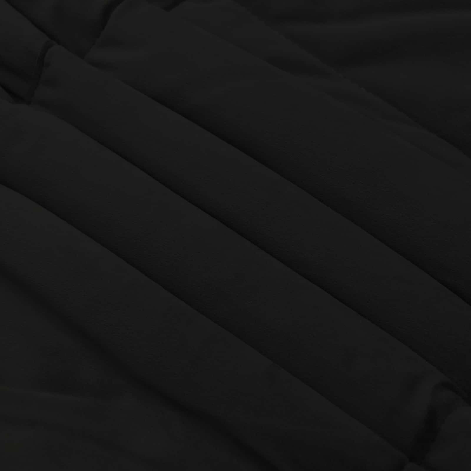 Téli takaró Sövényes Fekete 220 x 240 cm Mikroszál