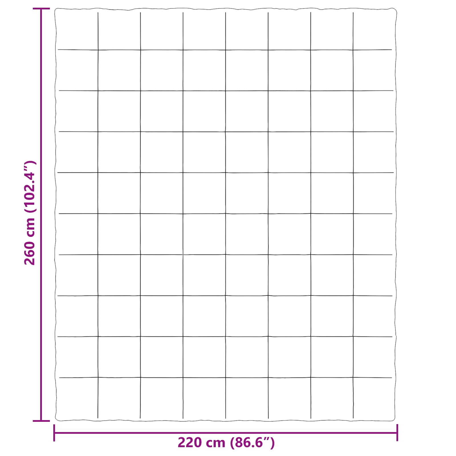 Téli takaró Sövényes Rózsaszín 220 x 260 cm Mikroszál
