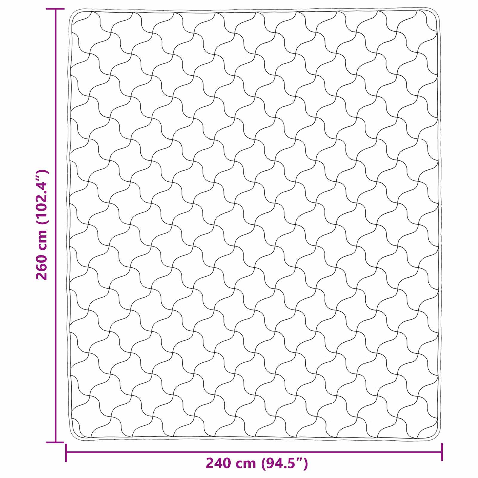 Téli takaró Tópszínű 240 x 260 cm Mikroszálas és Teddy plüss