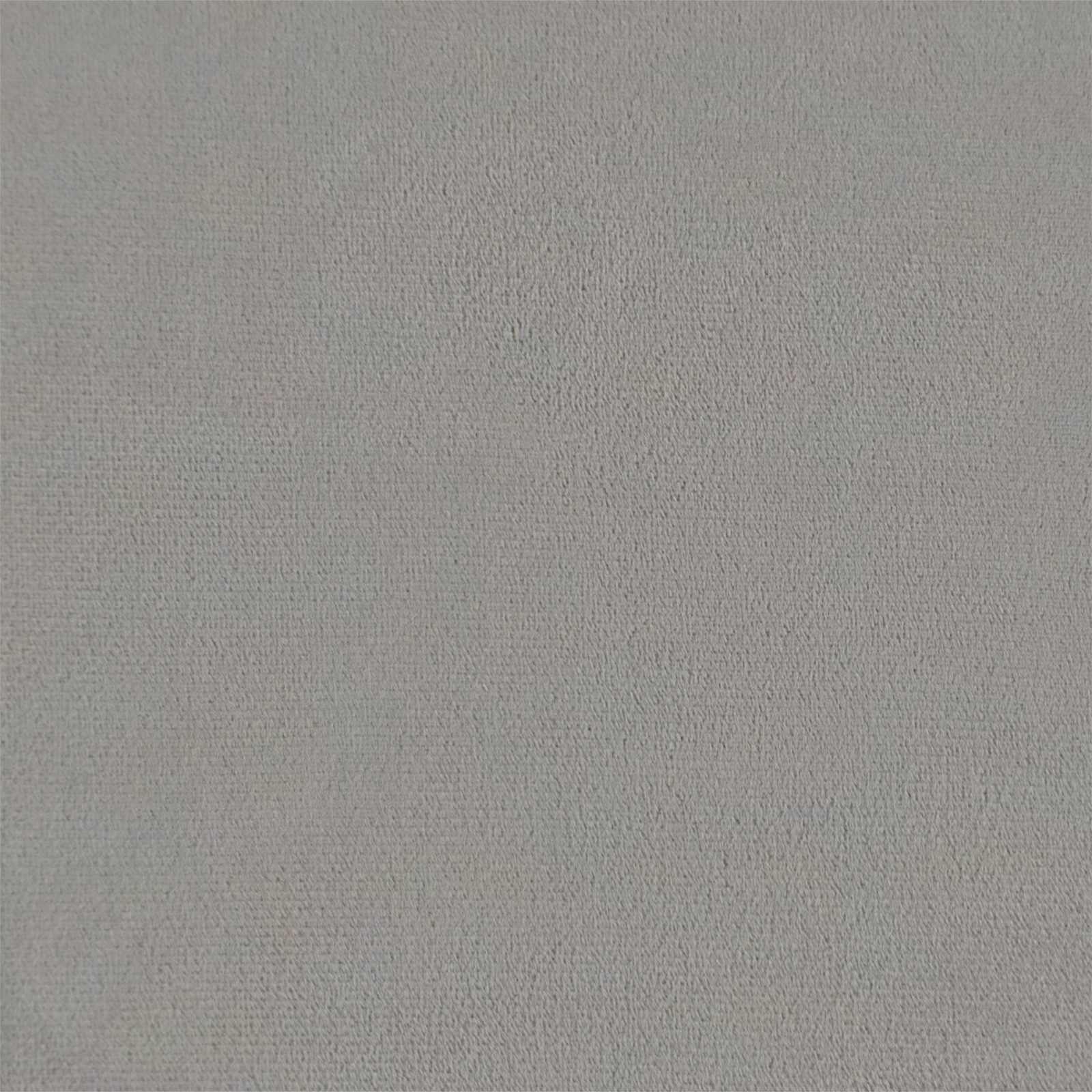 Tároló oszmán párnával Világosszürke 80 x 80 x 45 cm Bársony